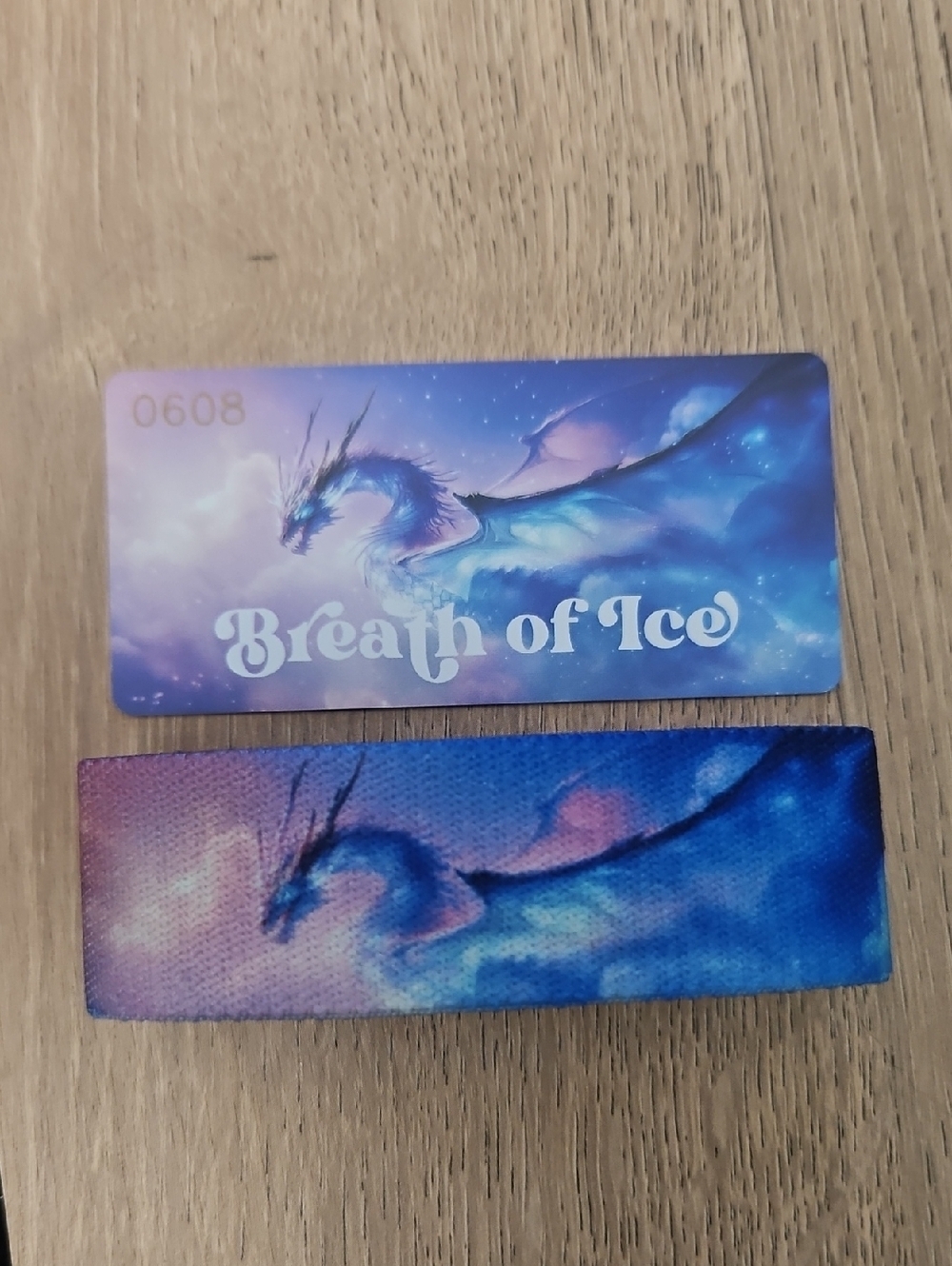 ZOX "BREATH OF ICE" #608 Enchanted Winter GOLDIE Collectible Wristband